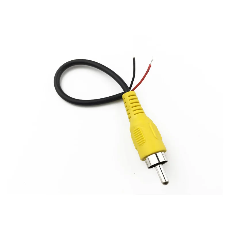 0,3-ft RCA мужской аудио/видео кабель для голой проволоки для Динамика сабвуфера автомобильная камера