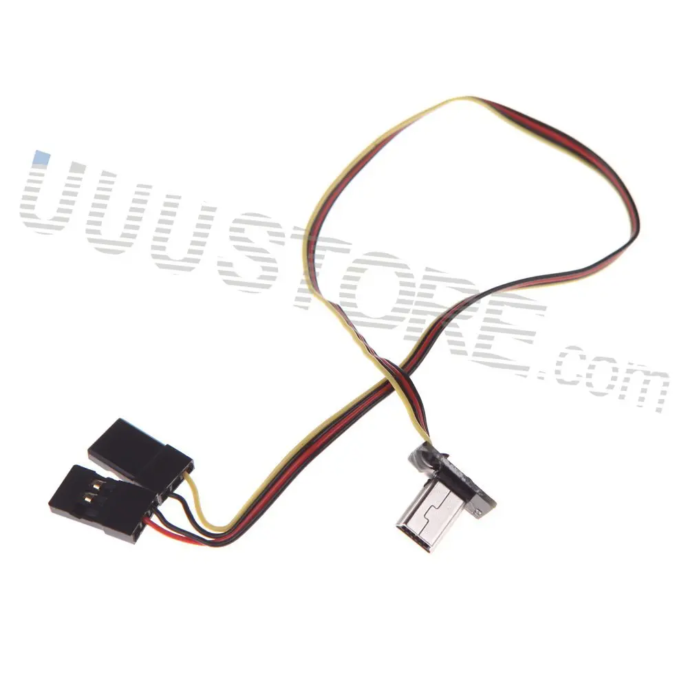 FPV Mini Gopro Hero3 Hero4 USB TO AV Video Output 5V DC power BEC input Realtime Conversion Cable plug Gopro AV Cable-in Parts & Accessories from Toys ...