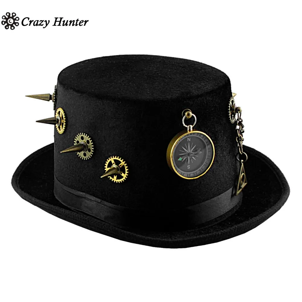 

Steampunk Top Hat Cosplay Custome Retro Hat #4501