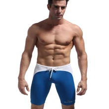 Новое поступление, мужская спортивная одежда, высокое качество, Одноцветный купальник, мужской удобный дышащий купальник, мужские плавки, Мягкий купальный костюм