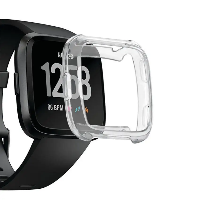 

TPU Protective Case Frame Shock Resistant Cover Protector Shell For Fitbit Versa smart watches Case