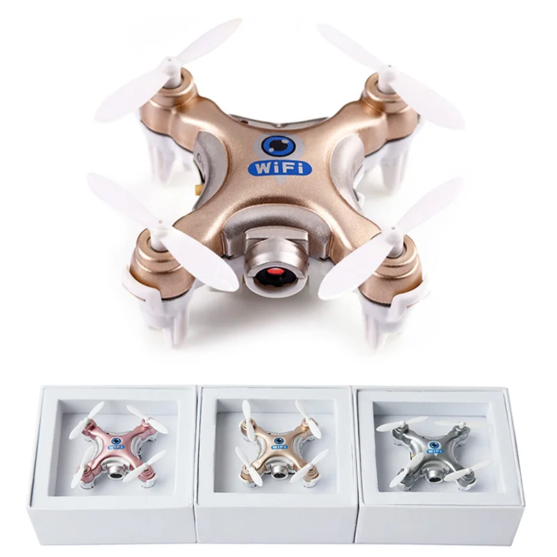 Cheerson CX-10W CX10W Wifi FPV RC Дрон с 720 P 0.3MP Камера 3D флип 4CH CX10 Обновление версии Mini вертолет