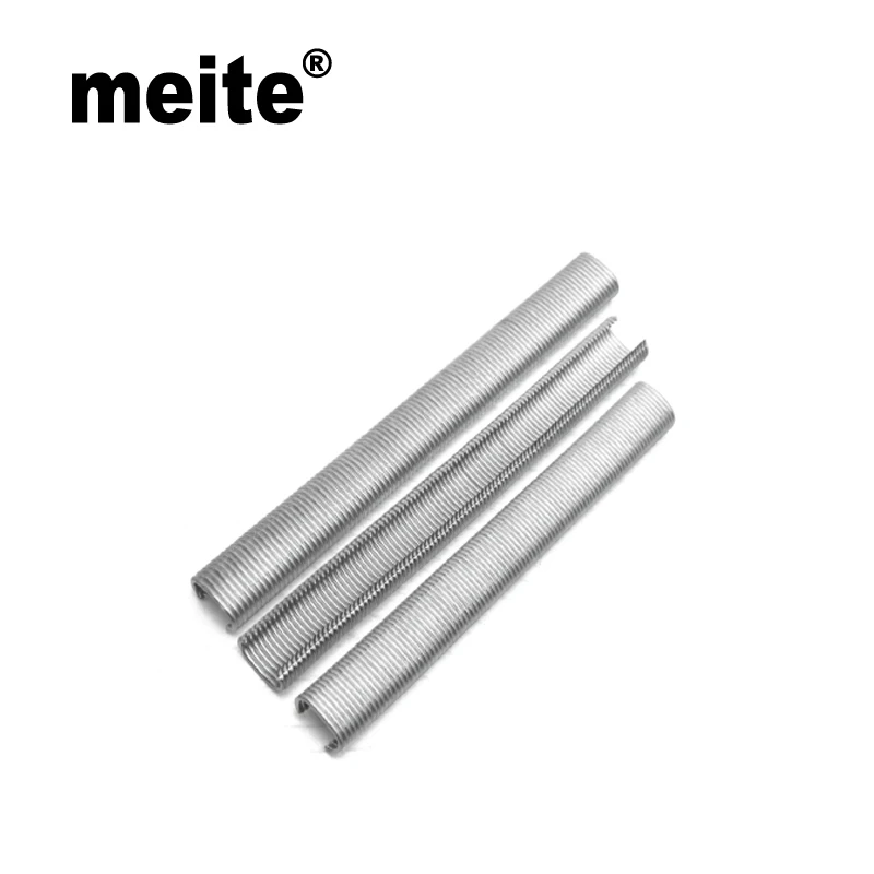

meite C Ring Staples 15GA wire diameter 1.8mm crown 19mm galvanized silver for SC7C, SC7E, SC77XE C Ring Plier Jun.14 Update