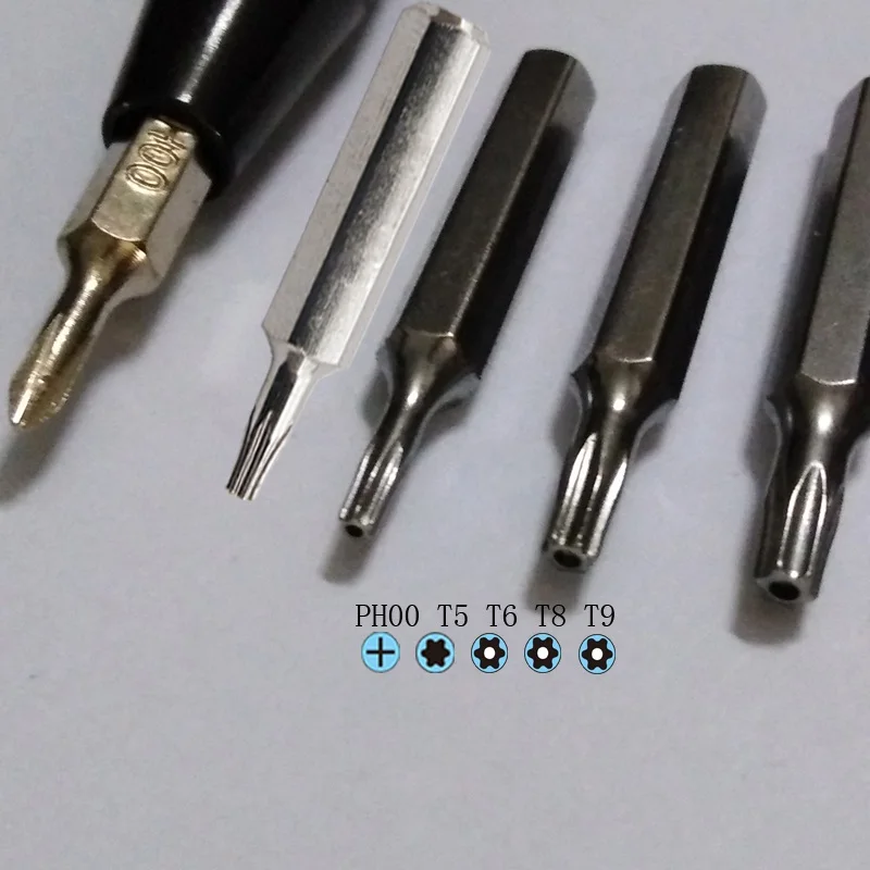 5 In 1 Screwdriver Ph00 Tr6 T6 Tr8 T8 Tr9 T9 Security Driver Tool Teardown For Mac Mini Unibody A1347 14 Playstation 4 Pro Screwdriver Aliexpress