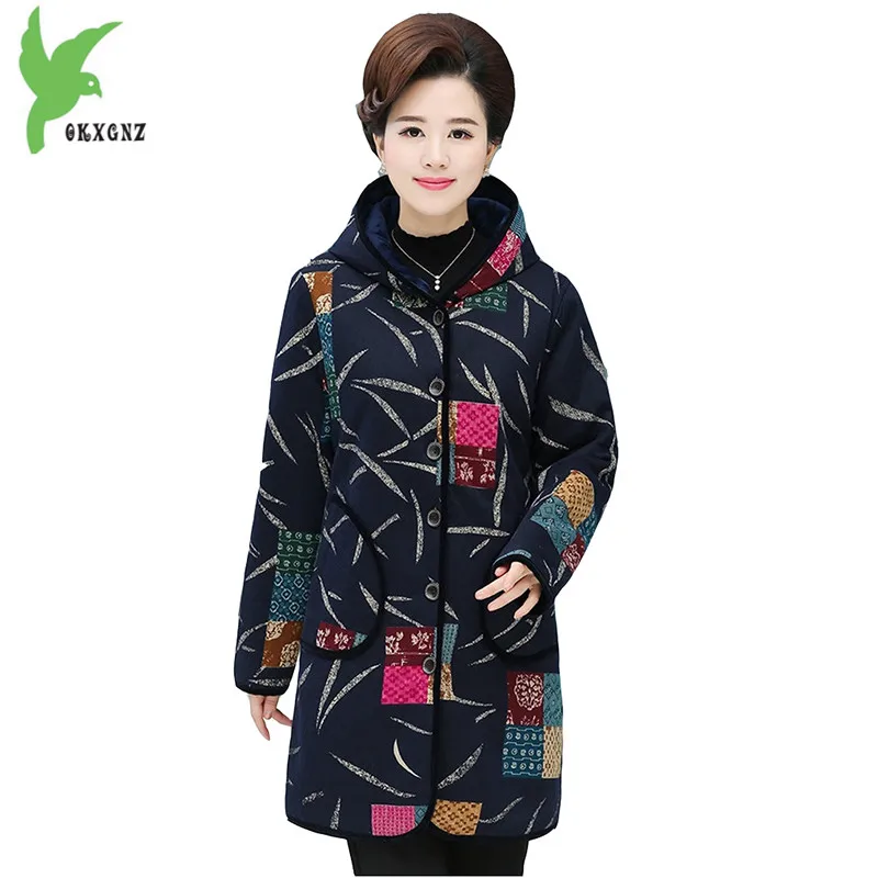 Куртка женская зимняя из хлопка с капюшоном и принтом|cotton jacket|women cotton jackethooded coat |