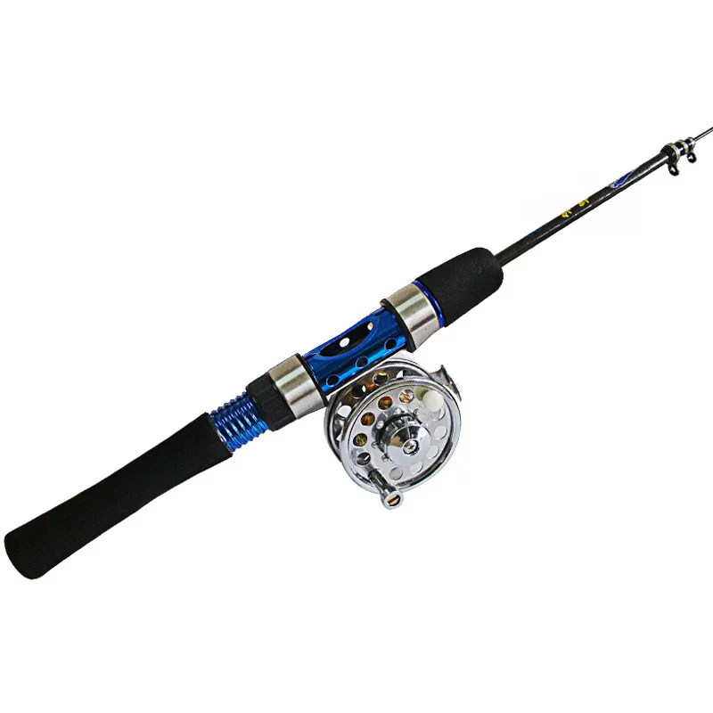 Spinning Portable Fishing Rod with Reel Mini Ice 1.2m Ultra light