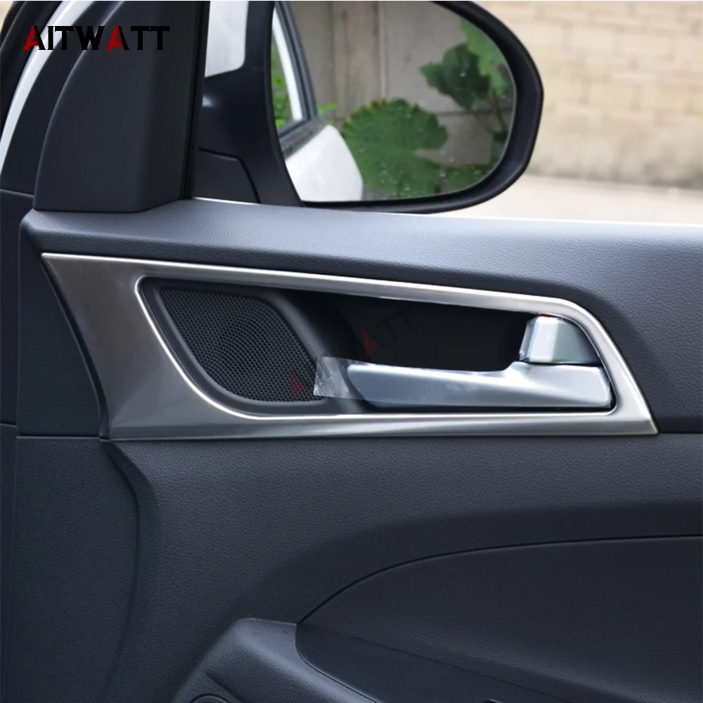 AITWATT автостайлинг для Hyundai Tucson 2016 2017 Крышка внутренней двери чаши внутренняя