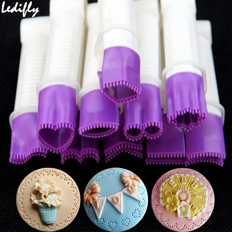 Cake Tool New Style 10Pcs Fondant Cake Modelling Tools Clay Cutter