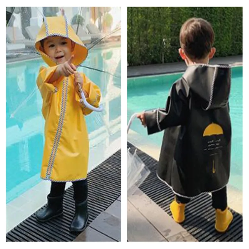 

75-135CM waterproof raincoat for children kids baby rain coat poncho boys girls primary school students rain poncho jacket