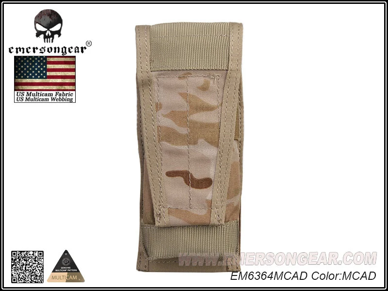 

EmersonGear CP Style Flap Single Magazine Pouch Military Army Utility Tactical Accessories Multicam Arid EM6364MCAD