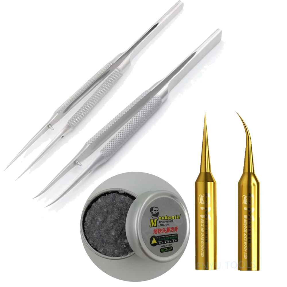Fingerprint Professional Flying Line Suit blue silvery Titanium alloy tweezers The iron head Resurrection paste IPhone repair Fingerprint Professional Flying Line Suit blue silvery Titanium alloy tweezers The iron head Resurrection paste IPhone repair