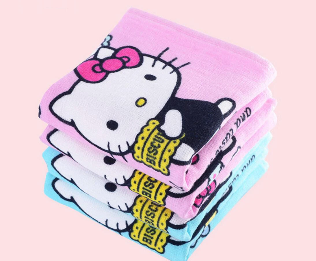 

5 Pcs Cartoon Sweet Cartoon Cotton Children Kid Face Towels