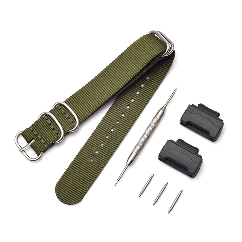 Watch Strap Spring Bar Tool Kit Pin Buckled Nylon Wristwatch Bands Converter Replacement Accessories For Casio