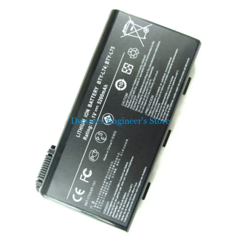 6 ячеек BTY L74 L75 Аккумулятор для ноутбука MSI Cr610 Cr700 Cx700 A6200 A6000 запасная батарея 11 1 В