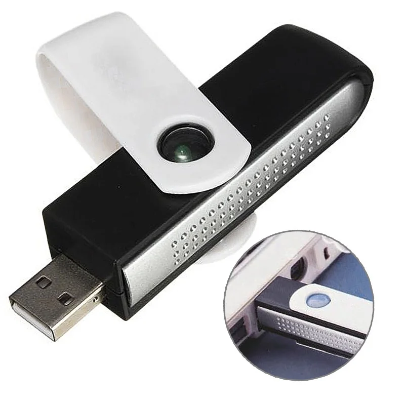 

Rotatable USB Office Home Car Auto Fresh Ionic Air Purifier Mini Car Anion Ozone Generator Air Cleaner Purifier #0713