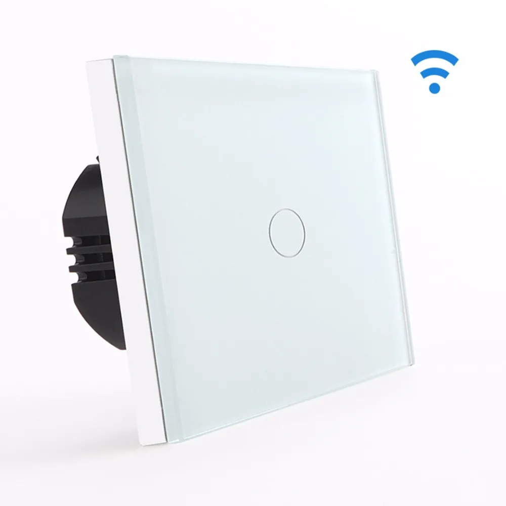 

Touch Switch Remote 1 Gang 1 Way Touch Light Switch Wall Switch by BSEED Express Delivery 5 Years Warranty, White Black Gold