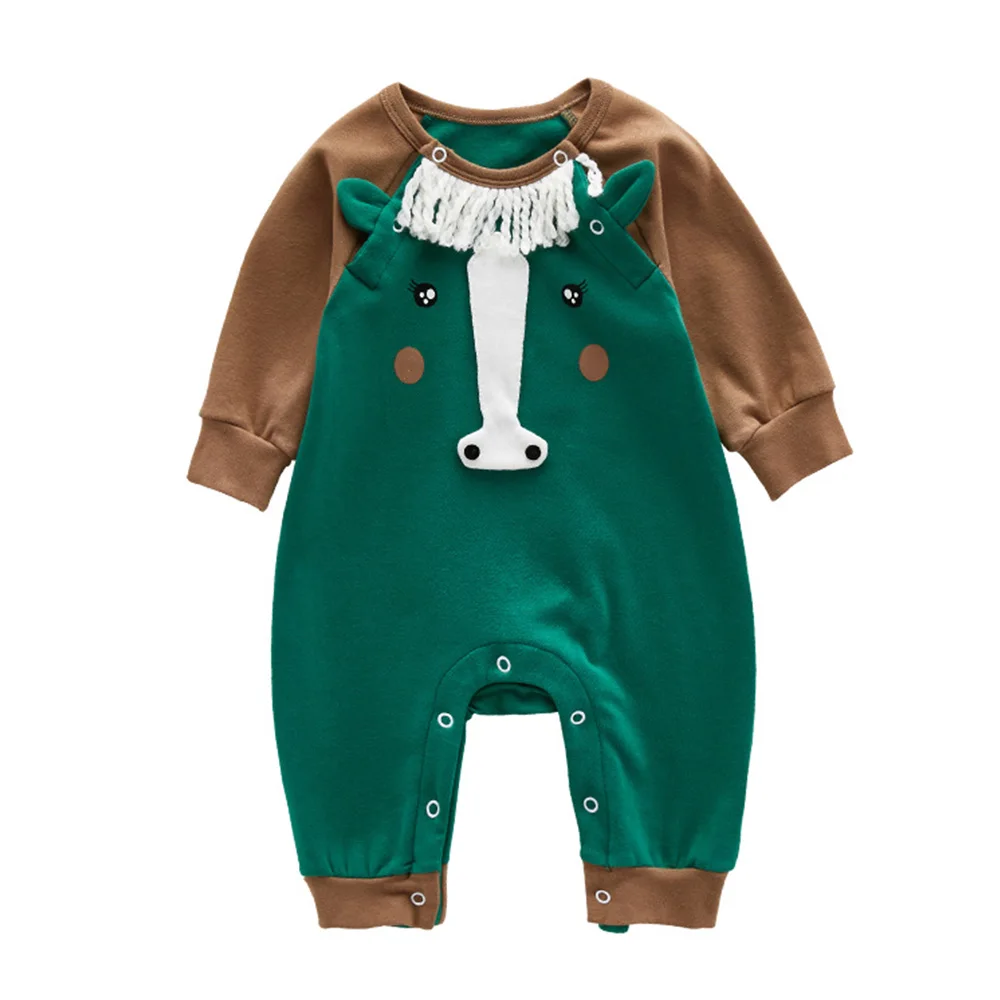 

Baby Clothing 2018 Baby Romper Long Sleeves Infant Cute Cartoon Jumpsuit Baby Girls Romper Spring Baby Clothes
