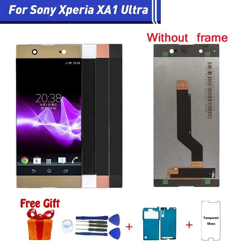 Сменный ЖК экран для Sony XA1 Ultra модуль дисплея Xperia G3221 G3212 G3223 G3226|Экраны мобильных