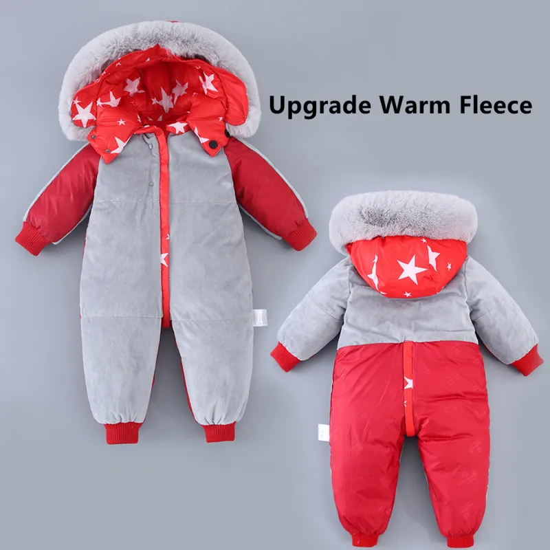 New Winter Animal Warm Jacket Coat for Boy Girl Baby Clothes Siamese Romper