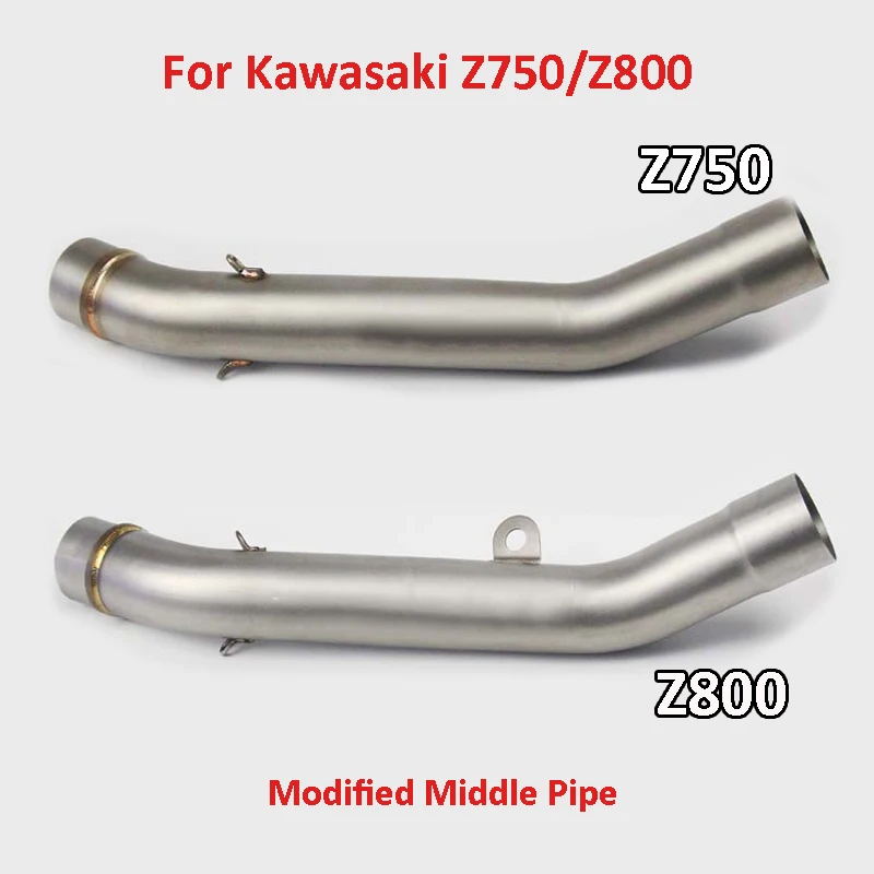 Slip on Exhaust Middle Pipe Motorcycle Exhaust Connecting Pipe