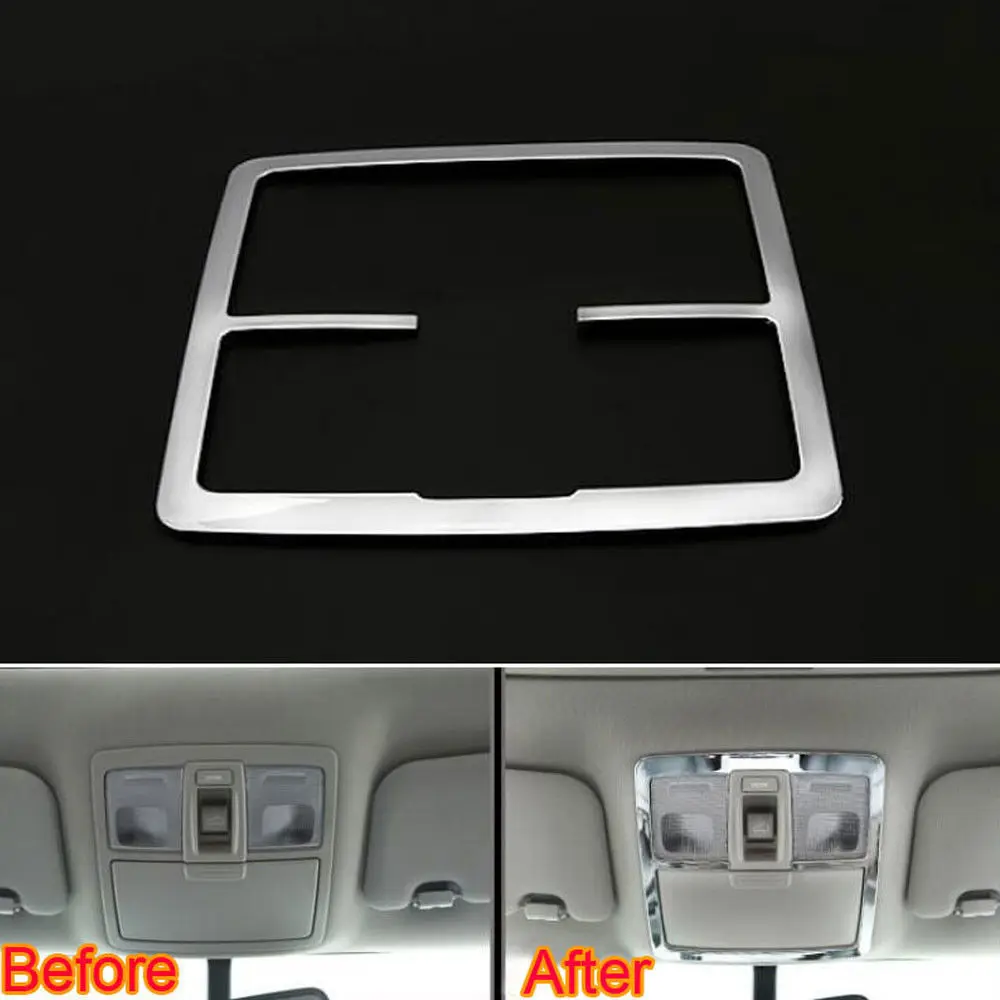 BBQ@FUKA Chrome ABS Car Roof Dome Front Reading Light Lamp Cover Trim Styling Sticker Fit For Kia Sportage R 2011-2015 | Автомобили и