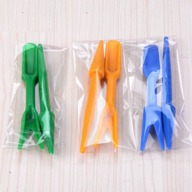 2pc/ set Transplanting Device Planters Dig Tool for Seedling Garden Nursery Trays