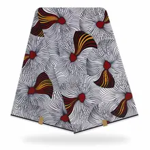 ESEWING высокое качество Анкара Африканский Воск Печать Ткань хлопок 6 ярдов Швейные материалы для платья Гана Нигерия воск ткань 22