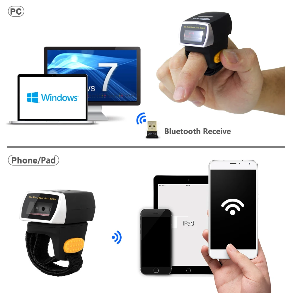 NETUM R3 بلوتوث حلقة CCD و R2 لبس 2D QR الباركود ماسحة تصوير للجوال الدفع ل POS الروبوت iOS إيماك باد نظام NETUM R3 بلوتوث حلقة CCD و R2 لبس 2D QR الباركود ماسحة تصوير للجوال الدفع ل POS الروبوت iOS إيماك باد نظام