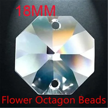 

18mm Crystal Flower Chandelier Beads in 2 Holes Crystal Prism Beads Chandelier & Garland Strand Wedding Chains Beads