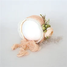 Винтажная Цветочная садовая дамская шляпа без полей для фотосъемки шляпка с подсолнухом для маленькой девочки реквизит для фотосессии шляпа для новорожденных