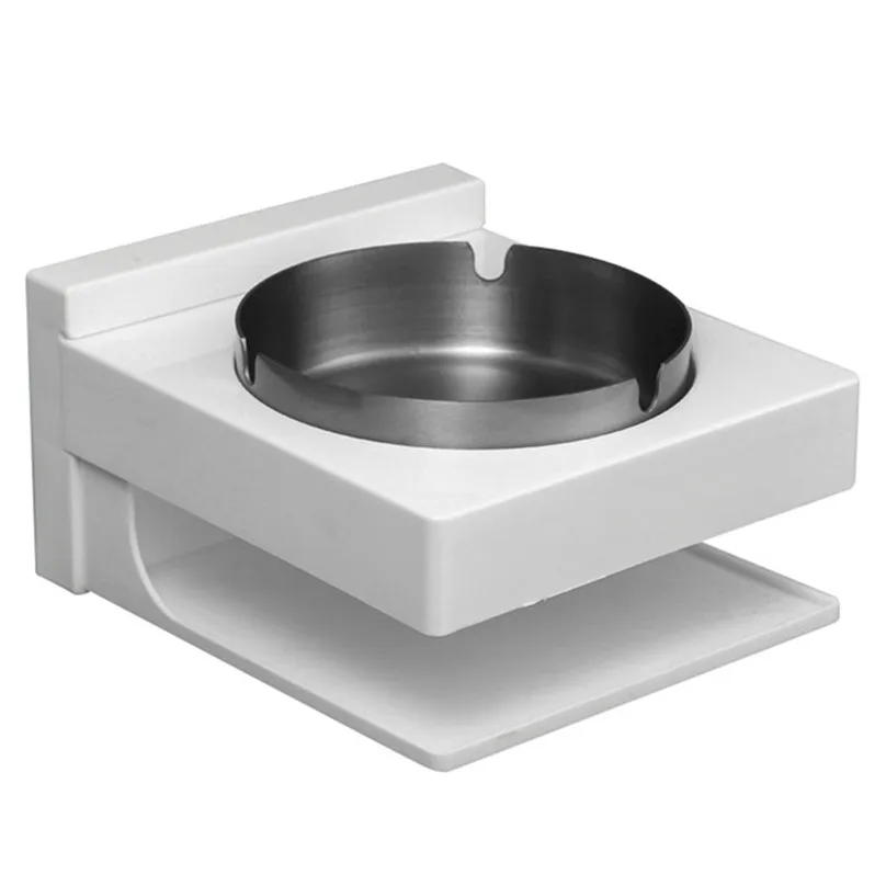 Bathroom Ash bin wall mounted ashtray outside pub garden office smoking box tray cigarett Ashtrays #4A02 (1)