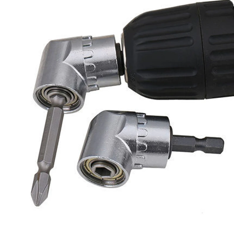 

1/4 Hex Socket Close Corner 105 Degree Right Angle Drill Extension Shank Quick Change Driver Drilling Screwdriver Magnetic Tool