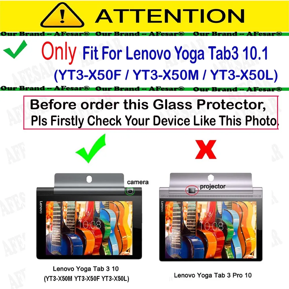 x50 protective glass for Lenovo Yoga YT3 X50f x50m X50l tempered glass screen protector film for tab3 10.1 tablet