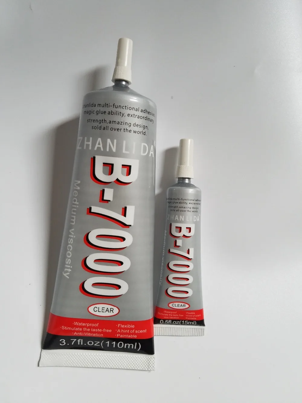 

ZHANLIDA 110ml+ 15ml (2pcs)Multipurpose adhesive B7000 DIY Tool cellphone LCD Touch Screen middle Frame housing B-7000 Glue