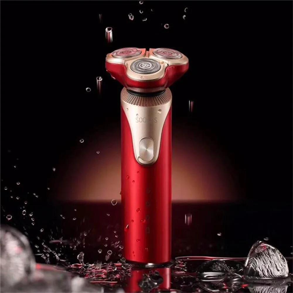  Original Xiaomi Mijia SOOCAS S3 Electric Shaver 3 Cutter Head Floating Shaving USB Rechargeable Wat