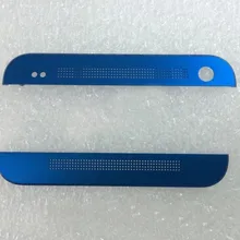 Синий ymitn спереди на алюминиевый чехол+ камера стеклянный объектив Корпус для HTC Один M7 801 S 801N 801e Замена