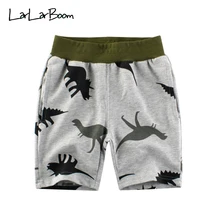 LarLarBoom/шорты для мальчиков Новинка года; летние дышащие детские брюки детская одежда с рисунком динозавра хлопковые шорты для мальчиков
