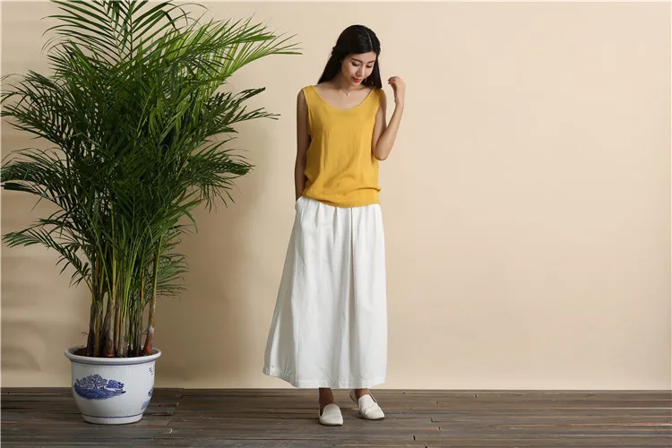 linen skirt long (3)