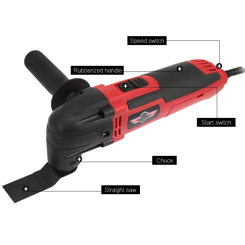 

300W Multifunctional Electric Trimmer Power Tool Renovator Tool Multi Master Oscillation Tool Used For Home Working
