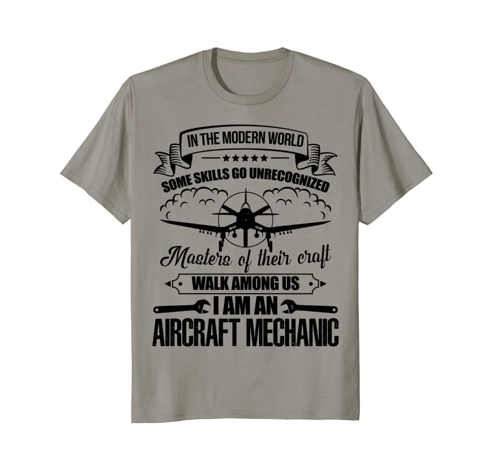 Tee Shirt LightRed Best Aircraft Mechanic Ever Shirt Mens Shirt