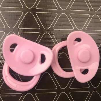 

Magnetic Pacifier For Reborn Baby Doll Pacifier Magnet Handmade 3 colors can choose DIY Nipple 2PCS
