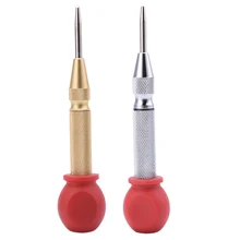Automatic Center Pin Punch Red Handle 5 Inch 130mm Spring Loaded Marking Start Hole Tool for Metal Drilling FULI
