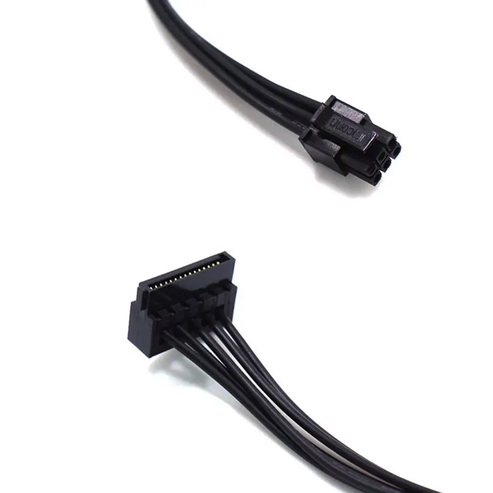 Компьютерная шина PCI E мини 6 Pin до 2 SATA 15PIn Питание кабель для Dell 3250 3268 3650 3653 3660 3667 3668|