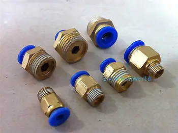 

20pcs Pneumatic 6mm-1/4" BSPT Threaded Male Connector