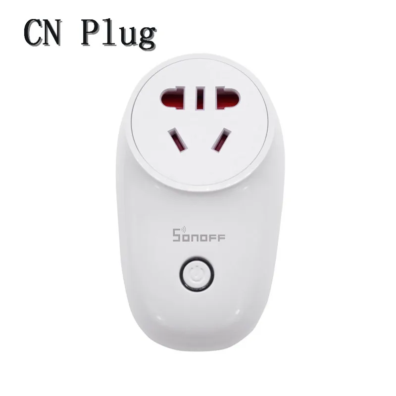6 Sonoff S26 WiFi умная розетка EU/US/UK/CN/AU вилка 2200 Вт 10A пульт дистанционного управления умный выбор времени переключатель работает для Amazon Google Assistant - Цвет: 6