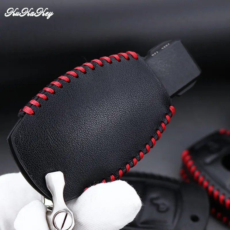 Car Key Case Cover Leather Car Key Case Cover For Mercedes Benz W203 W210 W211 W124 W202 W204 AMG