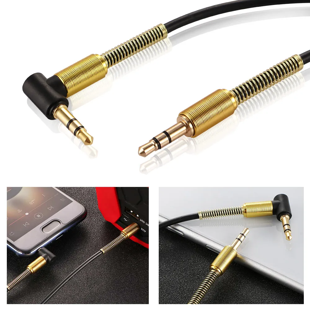 Onever 3.5mm Auxiliary Stereo Audio Cable Car Audio Cord
