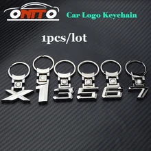 1 шт. цинковый сплав металла автомобильный брелок автомобиль держатель для BMW ключ кольцо брелок для 1 3 5 6 7 х Логотип Знак