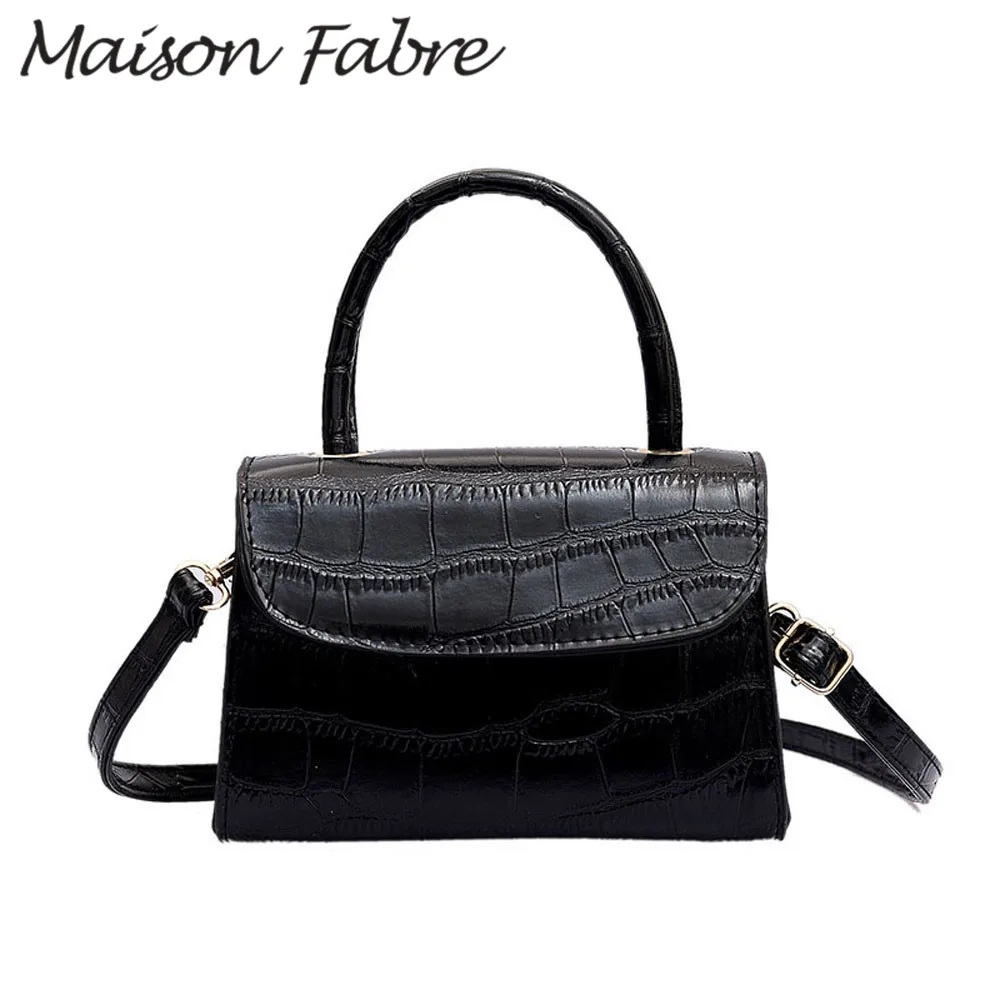 

Maison Fabre Bag women Leather handbags Simple shoulder bag Strap Elegant Messenger bags 2019 New Summer Ladies evening handbags