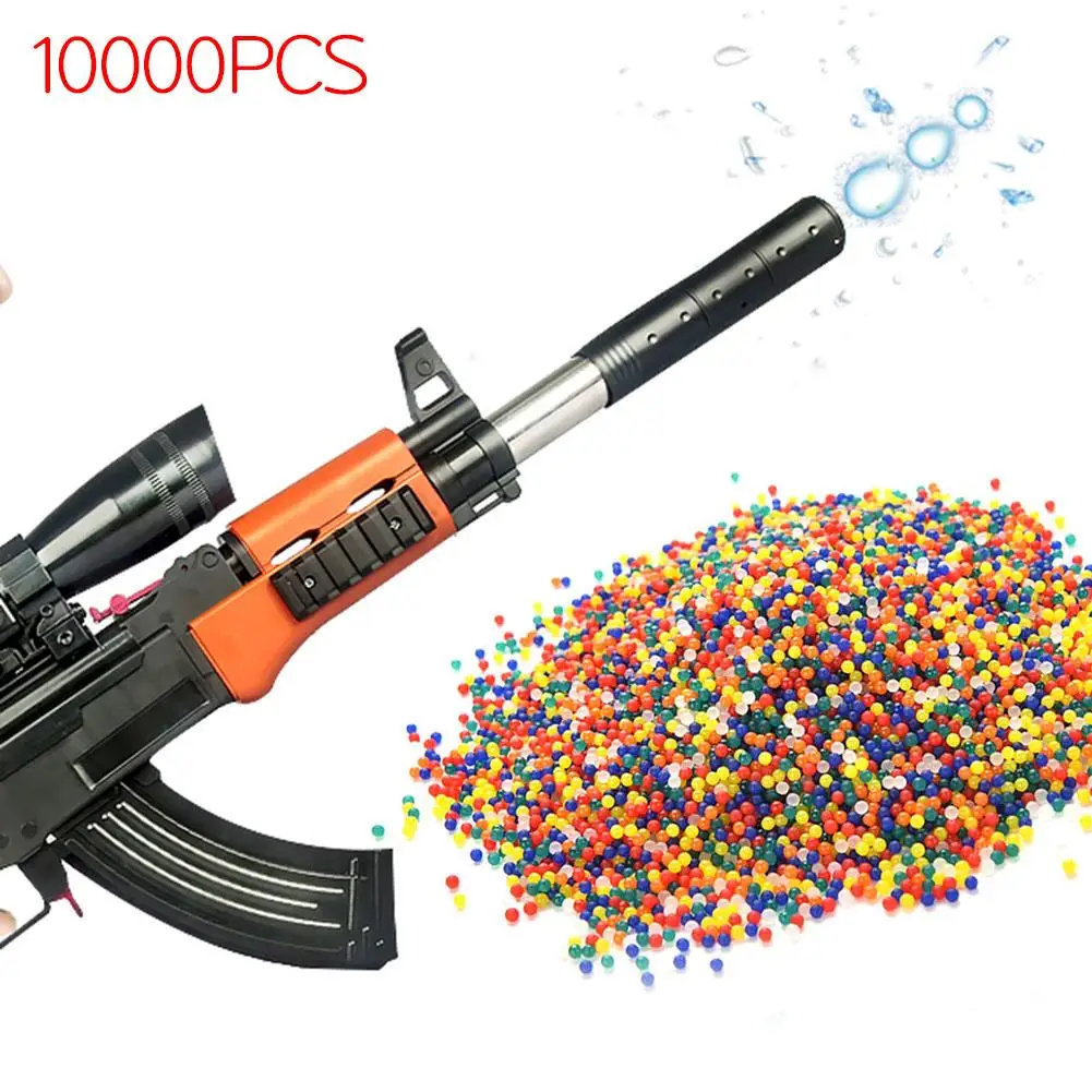 

10000 Pcs/p Color Orbeez Soft Crystal Water Paintball Bullet Growing Swelling Water Beads Growing Balls For Toy Pistol In 9-11mm